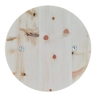 Wanddekorbild Zirbe Blume des Lebens Ø ca. 200cm