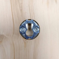 Wanddekorbild Zirbe Blume des Lebens Ø ca. 200cm