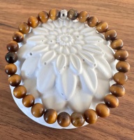 Handgefertigtes Tigerauge Edelsteinarmband 6mm