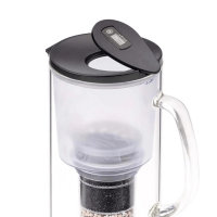 Wasserfilter Kanne TOYA 1,4L Glaskanne mit Zählwerk...