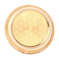 Bambus-Karaffendeckel Gold-Edition – mit 24K...