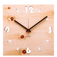 Zirben-Wanduhr, nahezu geräuschlos mit...