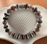 Mongolei Achat Edelsteinarmband Ausführung 6mm, oder...