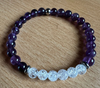 Bild Kombination Aventurin und Bergkristall mit Spacer...