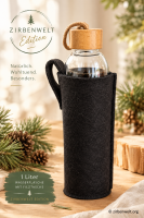Zirbenwelt Edition – Wasserflasche 1 L aus...