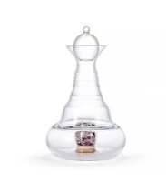 Alladin Glaskaraffe mit Edelsteinfach für belebtes...