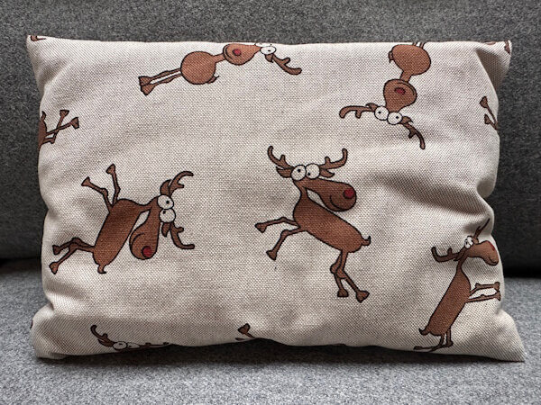 Zirbenkissen Motiv Elch