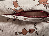 Zirbenkissen Motiv Elch Verschluss