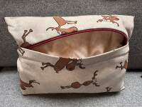 Zirbenkissen Motiv Elch Inlay