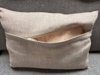 Zirbenkissen ohne Motiv Verschluss