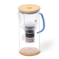 Lotus Vita ENYA Filterkanne 1,4L Glas Bambus