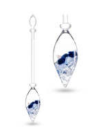 Phiole Balance mit Sodalith, Chalcedon und Bergkristall...