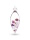 Nahaufnahme der VitaJuwel WELLNESS Phiole mit sichtbaren Edelsteinen Amethyst, Rosenquarz und Bergkristall