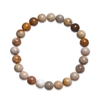 Versteinerte Koralle Armband | Erdung & Gelassenheit | 6 mm & 8 mm