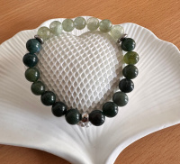 Forest Flow Edelsteinarmband aus Pränit und...