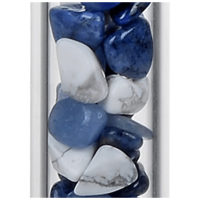 Kristall-Vitalstab "Gelassenheit" – Blauquarz, Dumortierit & Magnesit
