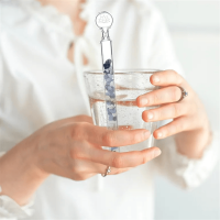 Kristall-Vitalstab "Gelassenheit" – Blauquarz, Dumortierit & Magnesit