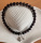 Detailaufnahme Charme Veredelung dunkelroter Granat Edelsteinperlen 6 mm