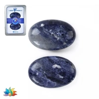 Zen-Stone Sodalith – polierter Handschmeichler aus blauem Sodalith