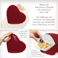 Zirbenherzkissen Sofa