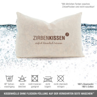 ZirbenKissen, 30 x 20 cm