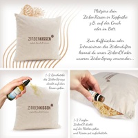 ZirbenKissen, 40 x 40 cm