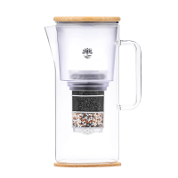 Glas-Filterkanne KATARA mit Bambusdeckel  &...