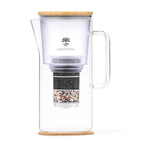 Glas-Filterkanne KATARA mit Bambusdeckel  &...